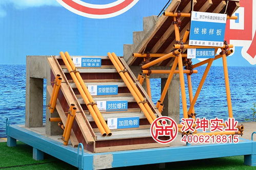 專業(yè)鑄就信賴 漢坤實業(yè)工地樓梯樣板展示引領(lǐng)行業(yè)標準，服務(wù)超千家企業(yè)